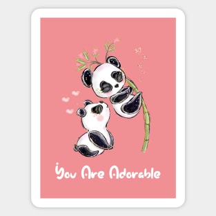 You are adorable Sticker